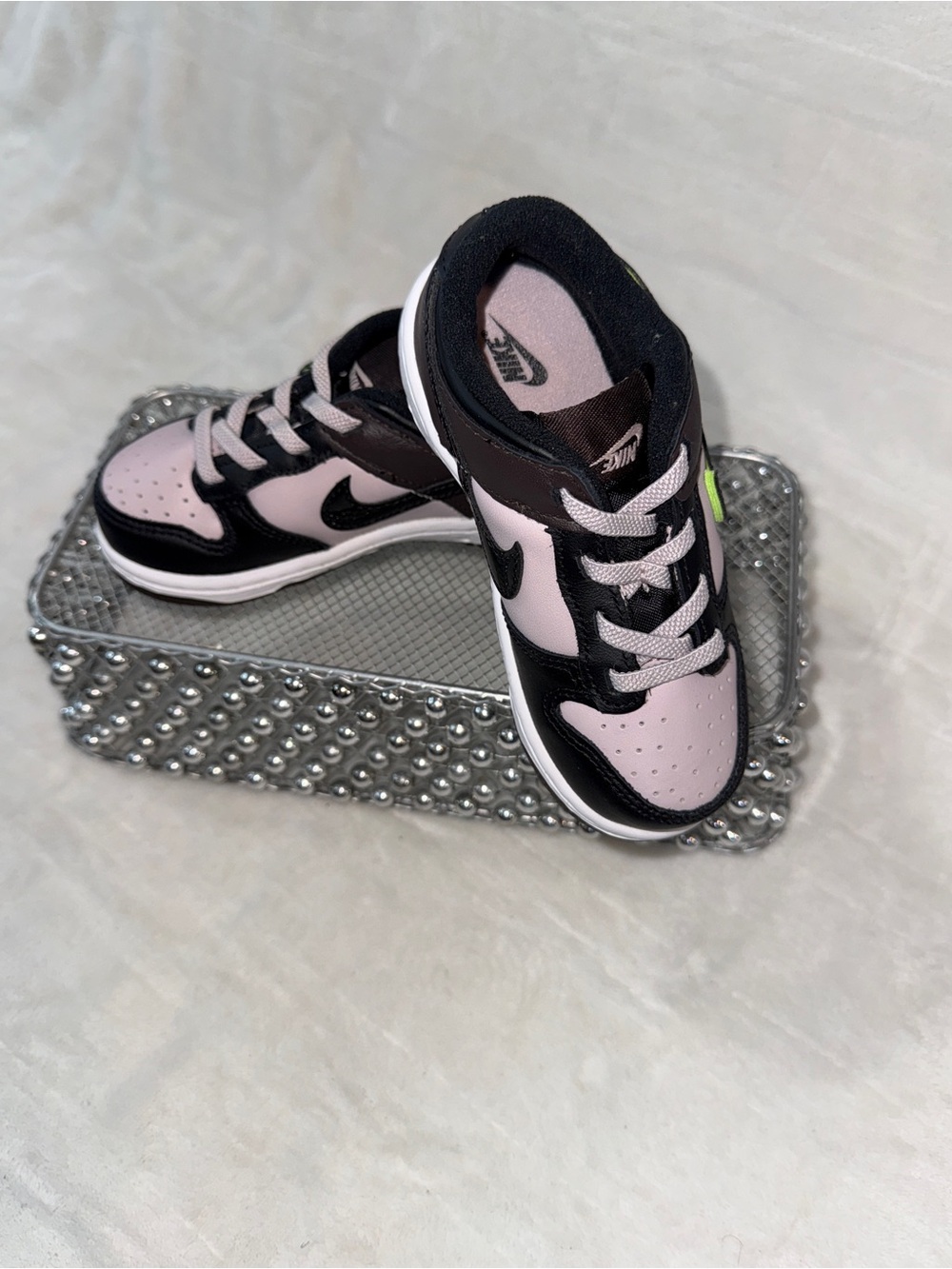 Nike Dunk Low SE Particle Rose Black Toddler 9C UK 8.5 EUR 26 HQ1956-600 ππ - Picture 14 of 16